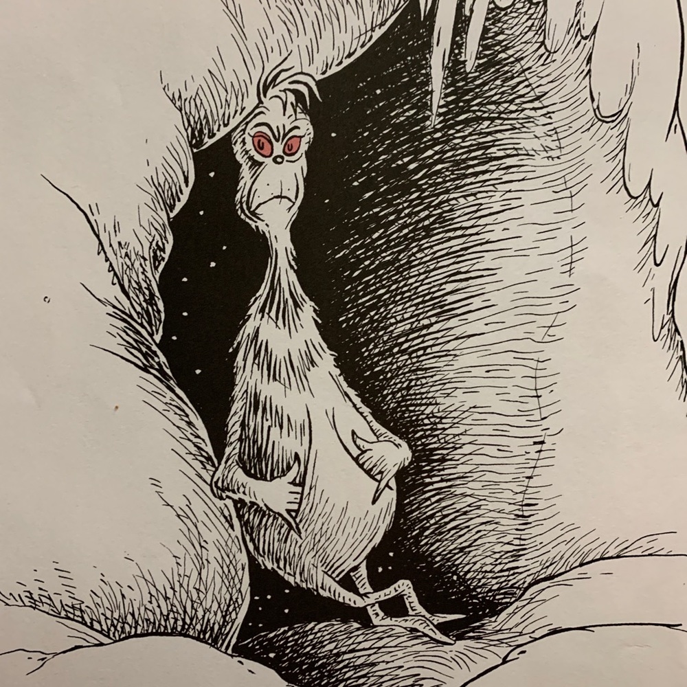 DR.SEUSS LITHO 8"x11 matted 11"x14 wrapped NW - Picture 4 of 4